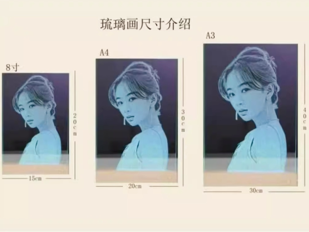 （Private customization）Knock painting,photo custom glass painting