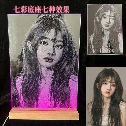 （Private customization）Knock painting,photo custom glass painting